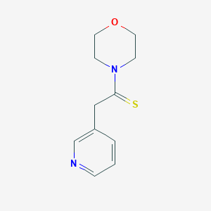 molecular formula C11H14N2OS B188788 4-(3-Pyridylthioacetyl)morpholine CAS No. 5423-64-3