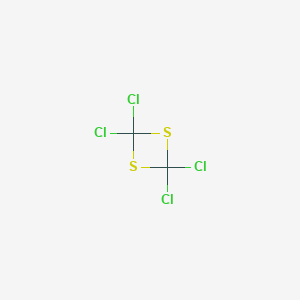 molecular formula C2Cl4S2 B188794 2,2,4,4-Tetrachloro-1,3-dithietane CAS No. 20464-23-7
