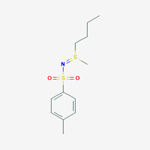 molecular formula C12H19NO2S2 B188797 N-[butyl(methyl)-lambda~4~-sulfanylidene]-4-methylbenzenesulfonamide CAS No. 53799-67-0