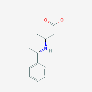 molecular formula C13H19NO2 B188802 (S)-methyl 3-((S)-1-phenylethylamino)butanoate CAS No. 103123-51-9
