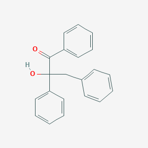 molecular formula C21H18O2 B188805 2-Hydroxy-1,2,3-triphenyl-1-propanone CAS No. 7540-93-4