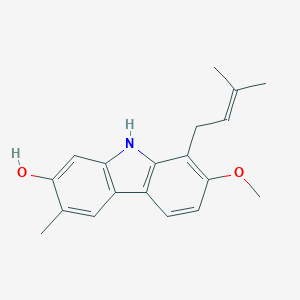 molecular formula C19H21NO2 B018881 Isomurrayafoline B 
