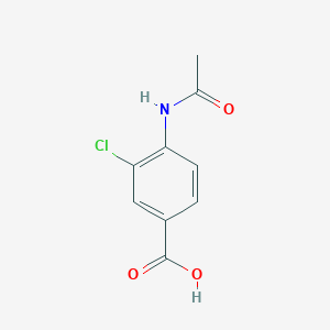 molecular formula C9H8ClNO3 B188820 4-Acetamido-3-chlorobenzoic acid CAS No. 74114-62-8