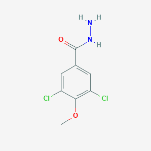 molecular formula C8H8Cl2N2O2 B188843 3,5-Dichloro-4-methoxybenzohydrazide CAS No. 22631-59-0
