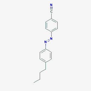 molecular formula C17H17N3 B188848 4-[(4-Butylphenyl)diazenyl]benzonitrile CAS No. 59741-48-9