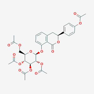 (3S)-Hydrangenol 8-O-glucoside pentaacetate
