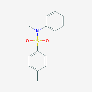 molecular formula C14H15NO2S B188856 N,4-Dimethyl-N-phenylbenzenesulfonamide CAS No. 599-62-2