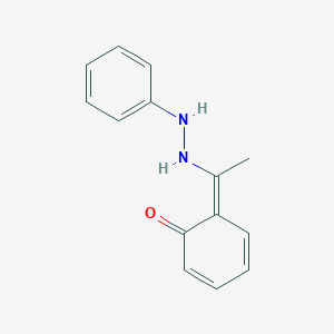 molecular formula C14H14N2O B188860 1-(2-Hydroxyphenyl)ethanone phenylhydrazone CAS No. 7327-78-8