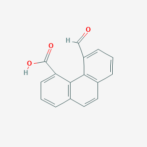 molecular formula C16H10O3 B188861 5-Formyl-4-phenanthrenecarboxylic acid CAS No. 5684-15-1