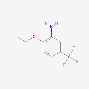 molecular formula C9H10F3NO B188868 2-Ethoxy-5-(trifluoromethyl)aniline CAS No. 2713-73-7