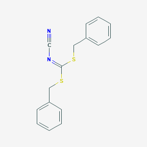 molecular formula C16H14N2S2 B188872 Dibenzyl cyanocarbonimidodithioate CAS No. 31350-31-9