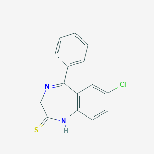 molecular formula C15H11ClN2S B188881 Thionordiazepam CAS No. 4547-02-8