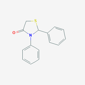 molecular formula C15H13NOS B188892 2,3-Diphenyl-4-thiazolidinone CAS No. 29291-15-4