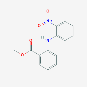 molecular formula C14H12N2O4 B188896 Methyl 2-[(2-nitrophenyl)amino]benzoate CAS No. 5814-39-1