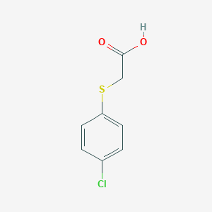 molecular formula C8H7ClO2S B188907 (4-Chlorophenylthio)acetic acid CAS No. 3405-88-7