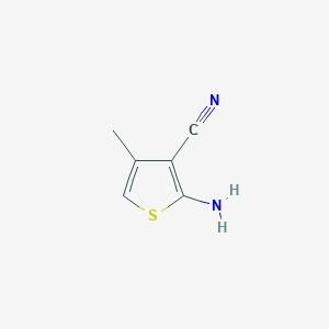 molecular formula C6H6N2S B188914 2-Amino-4-methylthiophene-3-carbonitrile CAS No. 4623-55-6