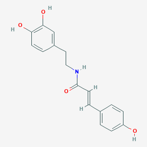 molecular formula C17H17NO4 B188918 (E)-N-(3,4-Dihydroxyphenethyl)-3-(4-hydroxyphenyl)acrylamide CAS No. 103188-46-1