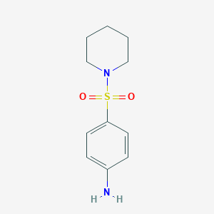 molecular formula C11H16N2O2S B188926 4-(Piperidin-1-ylsulfonyl)aniline CAS No. 6336-68-1