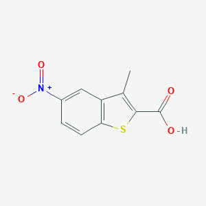 molecular formula C10H7NO4S B188929 3-Methyl-5-nitro-1-benzothiophene-2-carboxylic acid CAS No. 17514-61-3