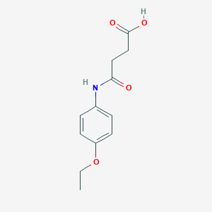 molecular formula C12H15NO4 B188930 4-[(4-Ethoxyphenyl)amino]-4-oxobutanoic acid CAS No. 59256-45-0
