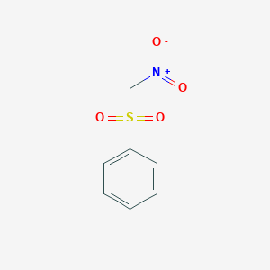 molecular formula C7H7NO4S B188940 ((Nitromethyl)sulphonyl)benzene CAS No. 21272-85-5