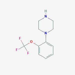 molecular formula C11H13F3N2O B188941 1-(2-Trifluoromethoxyphenyl)piperazine CAS No. 186386-95-8