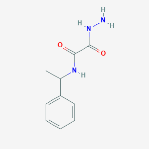 molecular formula C10H13N3O2 B188952 5-(alpha-Phenylethyl)semioxamazide CAS No. 93-95-8