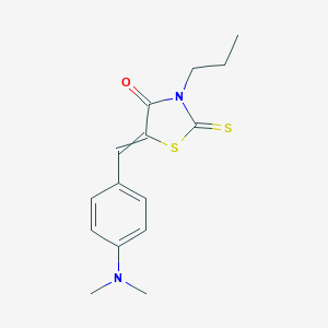 4-Thiazolidinone, 5-[[4-(dimethylamino)phenyl]methylene]-3-propyl-2-thioxo-