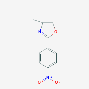 molecular formula C11H12N2O3 B188984 4,4-dimethyl-2-(4-nitrophenyl)-5H-1,3-oxazole CAS No. 42407-05-6