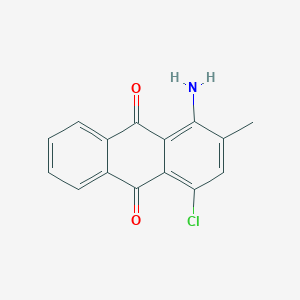 molecular formula C15H10ClNO2 B188987 1-Amino-4-chloro-2-methylanthraquinone CAS No. 3225-97-6