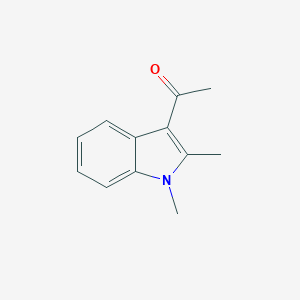 molecular formula C12H13NO B188999 1-(1,2-二甲基-1H-吲哚-3-基)乙酮 CAS No. 33022-90-1