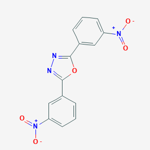 molecular formula C14H8N4O5 B189001 2,5-Bis(3-nitrophenyl)-1,3,4-oxadiazole CAS No. 2491-89-6