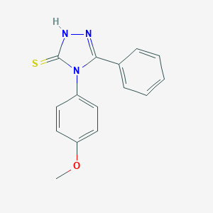 molecular formula C15H13N3OS B189004 4-(4-methoxyphenyl)-5-phenyl-4H-1,2,4-triazole-3-thiol CAS No. 63279-75-4