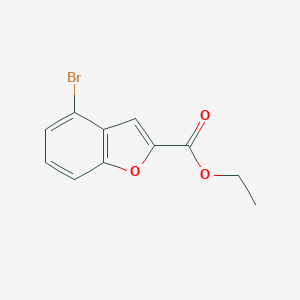 molecular formula C11H9BrO3 B189007 Ethyl 4-bromobenzofuran-2-carboxylate CAS No. 177735-22-7