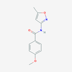 molecular formula C12H12N2O3 B189013 4-甲氧基-N-(5-甲基-3-异恶唑基)苯甲酰胺 CAS No. 109300-31-4