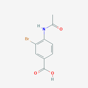 molecular formula C9H8BrNO3 B189014 4-(Acetylamino)-3-bromobenzoic acid CAS No. 74103-28-9