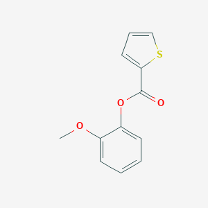 molecular formula C12H10O3S B189025 2-Methoxyphenyl 2-thiophenecarboxylate CAS No. 36050-27-8