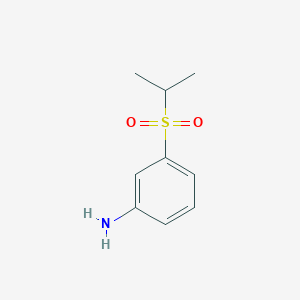 molecular formula C9H13NO2S B189028 3-(Propane-2-sulfonyl)aniline CAS No. 170856-37-8