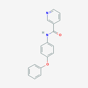 molecular formula C18H14N2O2 B189031 N-(4-phenoxyphenyl)nicotinamide CAS No. 255904-97-3