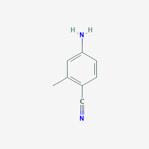 molecular formula C8H8N2 B189046 4-Amino-2-methylbenzonitrile CAS No. 72115-06-1