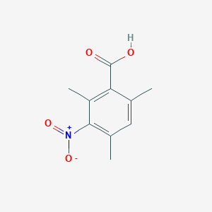 molecular formula C10H11NO4 B189051 2,4,6-三甲基-3-硝基苯甲酸 CAS No. 106567-41-3