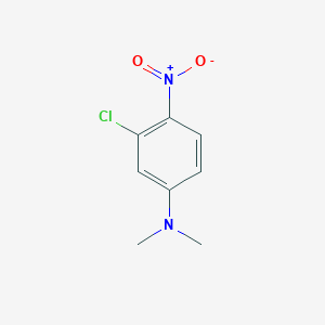 molecular formula C8H9ClN2O2 B189053 3-chloro-N,N-dimethyl-4-nitroaniline CAS No. 17815-98-4