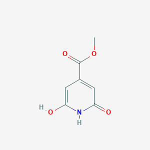 molecular formula C7H7NO4 B189056 Methyl 2,6-dihydroxyisonicotinate CAS No. 56055-56-2