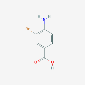 molecular formula C7H6BrNO2 B189058 4-Amino-3-bromobenzoic acid CAS No. 6311-37-1