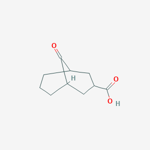 molecular formula C10H14O3 B189064 9-Oxo-bicyclo[3.3.1]nonane-3-carboxylic acid CAS No. 63242-00-2