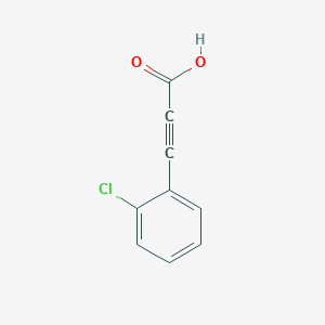 molecular formula C9H5ClO2 B189066 3-(2-Chlorophenyl)-2-propynoic acid CAS No. 24654-08-8