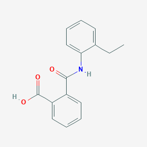 molecular formula C16H15NO3 B189067 2-[(2-Ethylphenyl)carbamoyl]benzoic acid CAS No. 19336-72-2