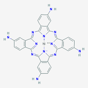 molecular formula C32H20N12Ni B018907 (Tetraaminophthalocyaninato)nickel(II) CAS No. 106796-76-3