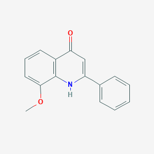 molecular formula C16H13NO2 B189071 4-Hydroxy-8-methoxy-2-phenylquinoline CAS No. 825620-16-4
