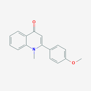 molecular formula C17H15NO2 B189072 2-(4-methoxyphenyl)-1-methyl-4(1H)-quinolinone CAS No. 246181-55-5